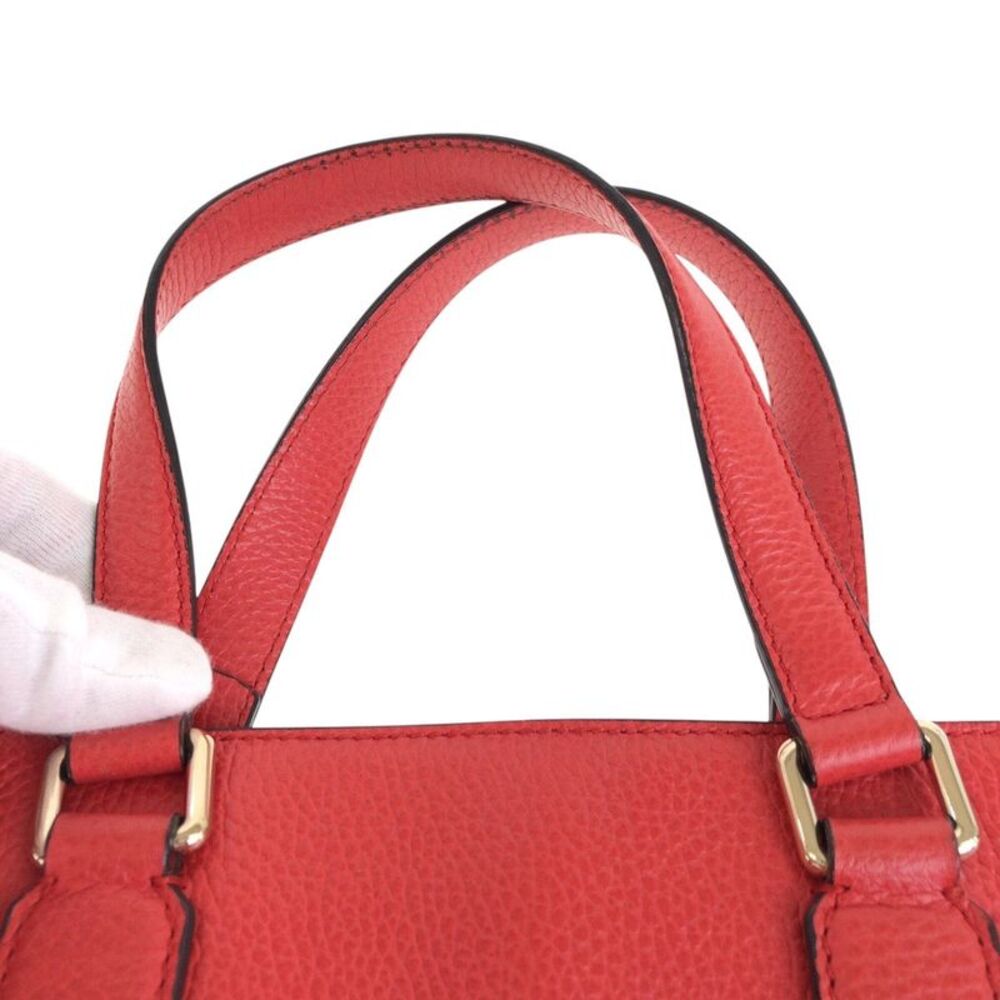 Gucci Bamboo Tassel Leather Tote Bag